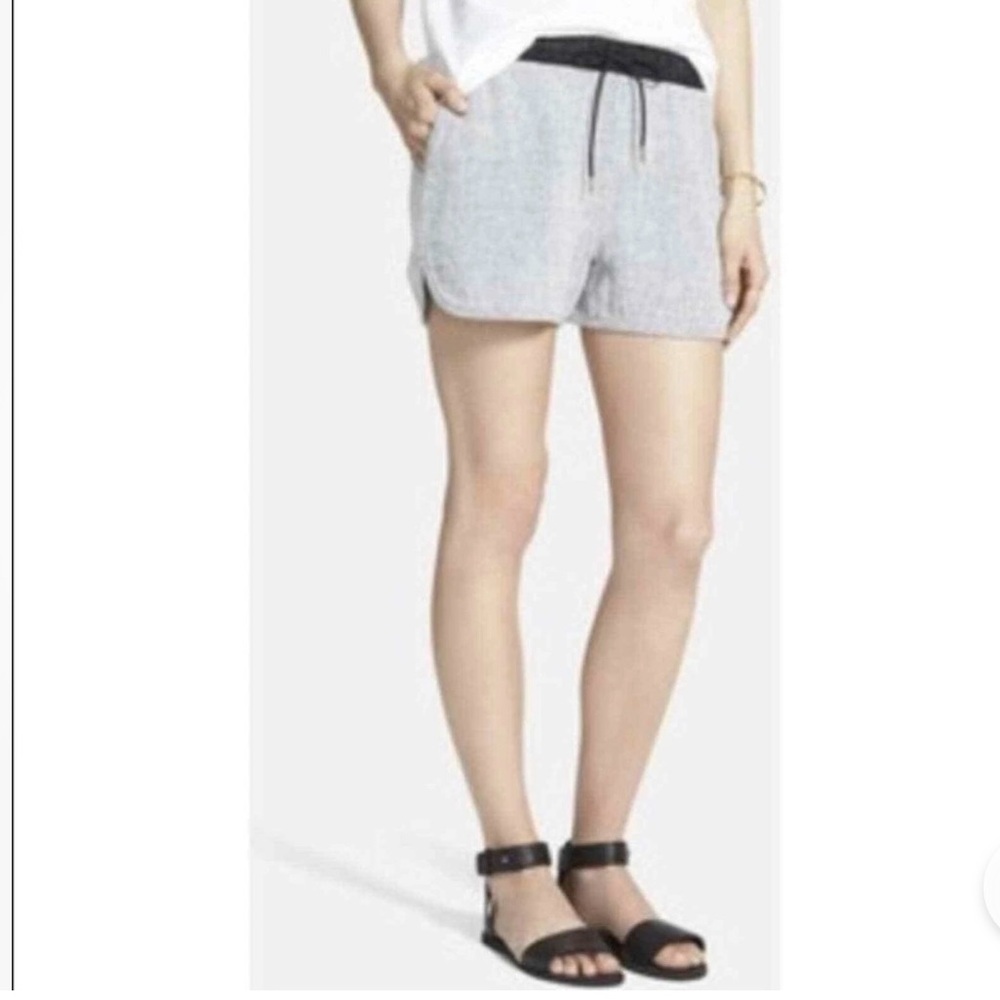 Madewell Black and White Athletic Shorts